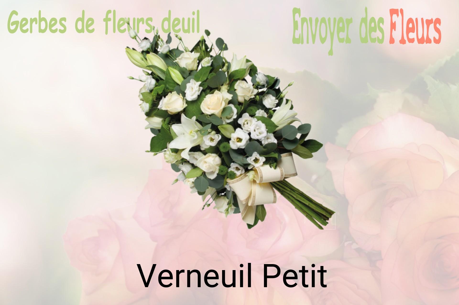 Gerbe de fleurs de deuil livrée à Verneuil-Petit